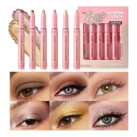 Sombra Para Ojos En Barra Varios Tonos Perla Impermeable