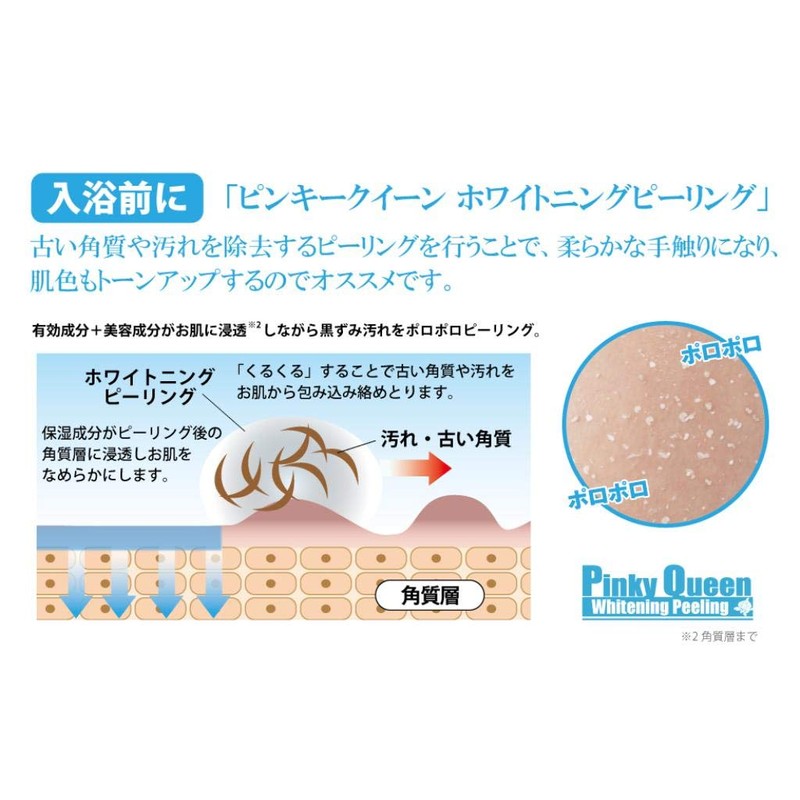 CHEMOA Pinky Queen Whitening Peeling, 2.8 oz (80 g), Body