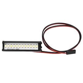 Dilwe RC Car LED Light Bar, 55mm RC Crawler LED Light Bar LEDs Lamp Accessory Compatible with for TRX4 90046 90048 SCX10 1:10 RC Car