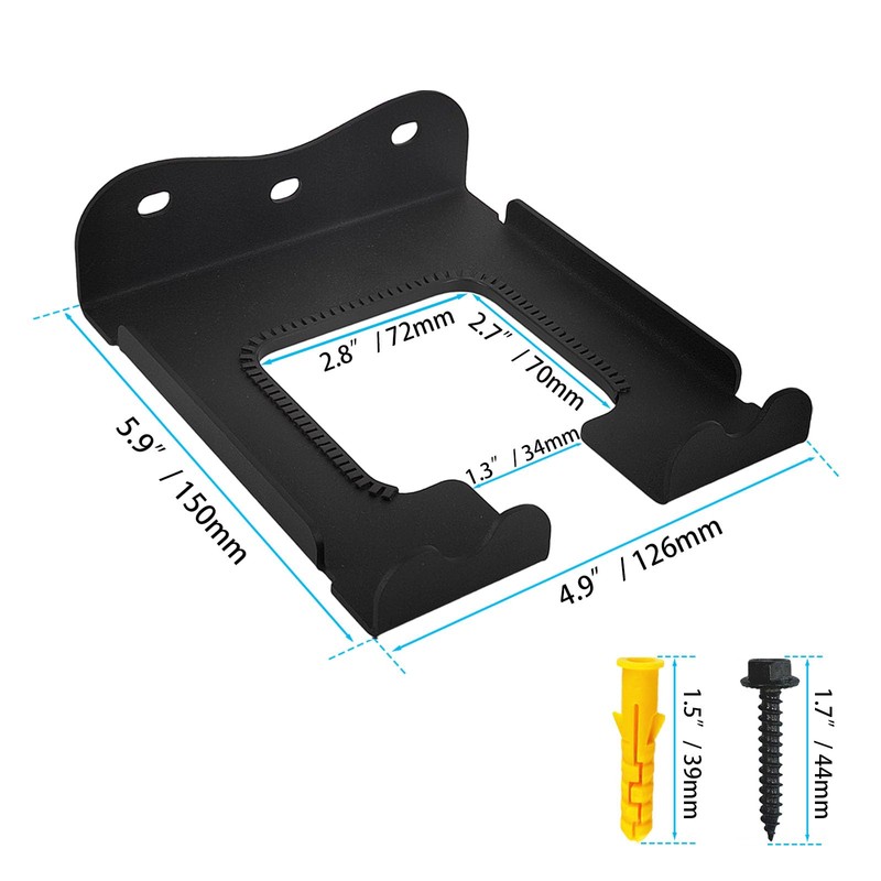 VANROUG Garage Organizer Trimmer Rack,Heavy Duty Weeder Eater Hanger Trimmer