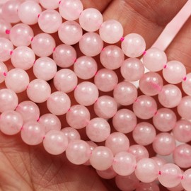 Rose Quartz Crystal 4mm Natural Gemstone Beads for Making Jewellery Energy Healing Crystals Jewelry Chakra Crystal Jewerly Beading supplies 15.5inch About 90-100Beads