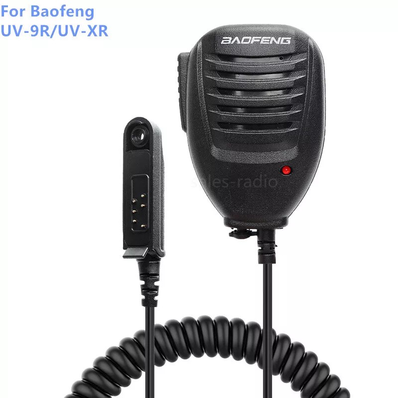 Baofeng 2X Waterproof Speaker Mic For Baofeng UV-9R Plus BF-A58