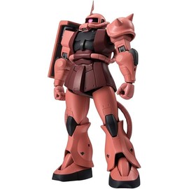 TAMASHII NATIONS Robot Spirits Mobile Suit Gundam MS-06S Char Exclusive Zaku Version, A.N.I.M.E. (Resale Version), Approx. 4.9 inches (125 mm), PVC & ABS Pre-painted Action Figure