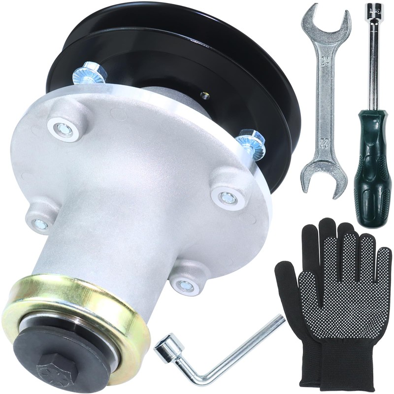 POSEAGLE Pre-Greased 539112170 Spindle Assembly with 532153535 Spindle Pulley for