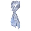 TigerTie Satin Scarf in Blue / White / Grey /