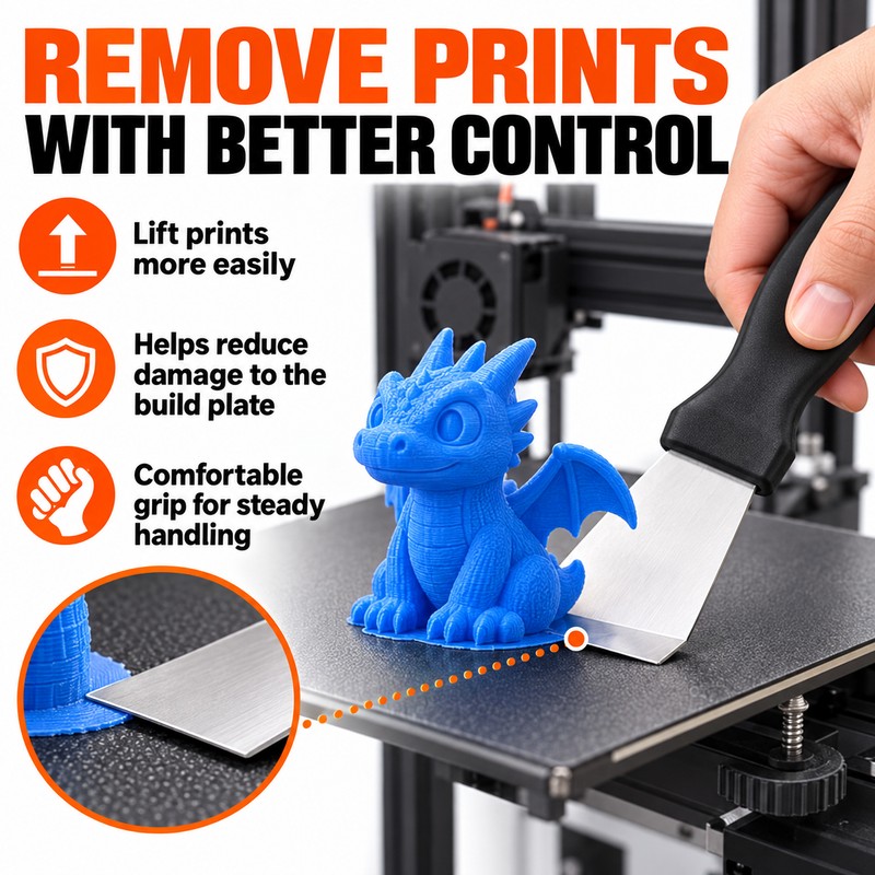 39-Piece 3D Printer Tool Kit for Maintenance & Print Finishing