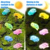 Zamety Pack of 60 Mini Luminous Turtle Resin, Small Turtles