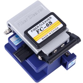 Xunsomten-FC-6S Optical Fiber Cleaver for 0.25/0.9/3.0mm Cables - 16 Cutting Points, Auto-Return Blade,With 1Pcs Spare Blade,48000 Times+ Cleaves, Fiber Optic Cleaver Stripping Cutter Tool