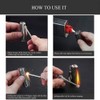 BIASTNR Permanent Match Keychain Lighter, Flint Matchstick Fire Starter Lighter,