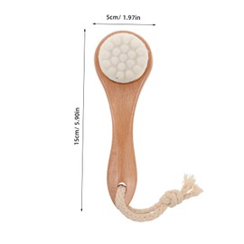 OHPHCALL Facial Cleansing Exfoliating Brush Kit Gentle Skin Brush for Deep Cleaning Makeup Removal