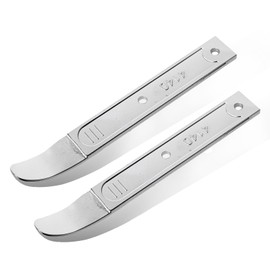 MCSDFN 2 Pack 4140 Pry Tool, Pry Bar Trim Removal Tool, Non-Scratching Automotive Panel Trim Removal Tools, Car Interior Trim Pry Tools for Automotive Planes