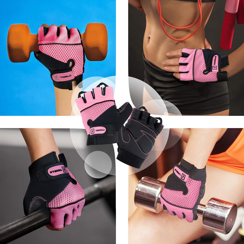 TAVIALO Fitness Gloves Training Gloves for Women Size M (16-19cm)