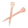 250Pcs Horseshoe Nails Copper Plating Shoeing Nails with Plastic Box