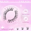 FADLASH Lash Clusters DIY Eyelash Clusters Natural Waterproof 0.07 D