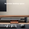 UPERGO Desk Tray Organizer Drawer for Home Office, Walnut Desk