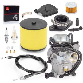 Carburetor & Air Filter Intake Manifold for Honda Foreman 450 TRX450 ES S FE FM 1998-2004 Rancher 350 TRX350 FE FM TE TM 2000-2006