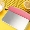 KUFUNG Stainless Steel Pastry Scraper Bench Scraper Chopper, Best as