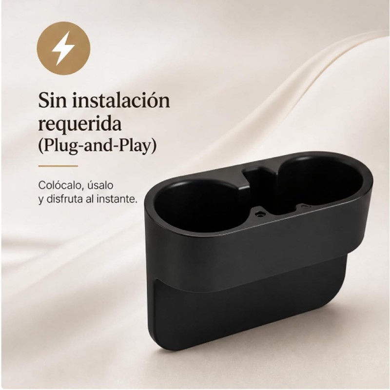 Keenso Portavasos para Auto,3 en 1 Porta Vasos para Asiento