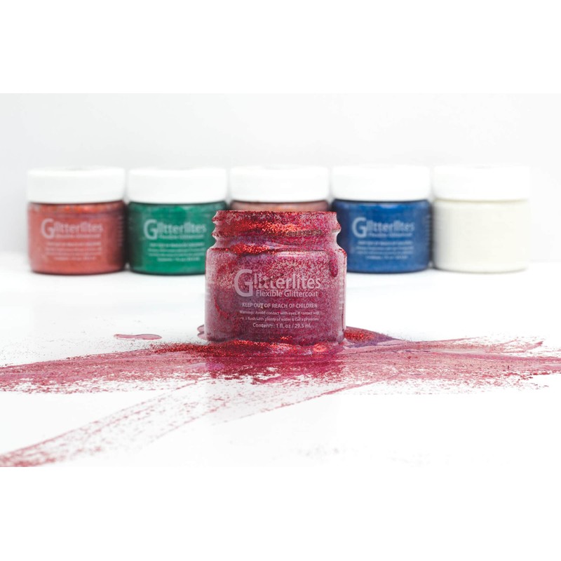 Angelus Paint Glitterlites 30ml Lavender Lace