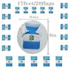 FFILL Guatemala Banner Flag String, Guatemalan Mini Flag Small Banner,