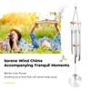 Wind Chime with Wind Spinner, Creative Wind Chimes with 6