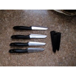 kuchen messer 3 1/2" Black Kuchen Messer Slicing Cutting Sandwich Knife Lof 4 Stainless Steel