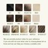 RUNATURE U Tip Hair Extensions Black Human Hair Keratin Hair