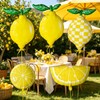 Lemon Foil Balloons 5 Pack, 25" Assorted Fruit Shaped Mylar