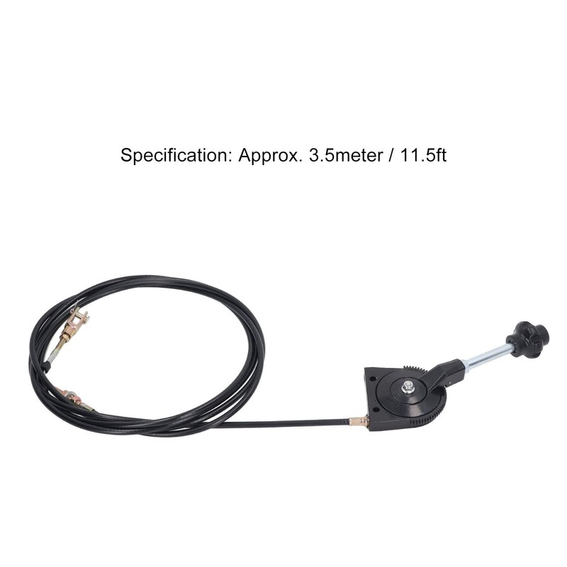 Excavator Manual Throttle Cable, 3.5 Meter Hand Throttle Control Kit