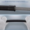 Matte Black Insert Stainless Steel Hand Held Shower Tube Bathroom