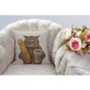 HGOD DESIGNS Funny Cat Throw Pillow Cover,The Cat is Holding