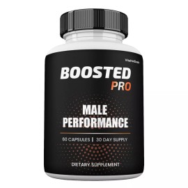 Booster Pro Boosted PRO Blood Flow Capsules, Max Strength, Boosted PRO Supplement (5 Pack)