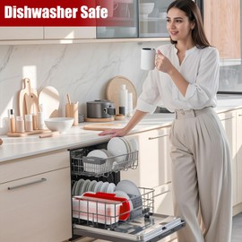 Batter Bowl with Lid, 2-Pack Fish Batter Shaker, Better Breader Shaker Bowl with Breading Shaker Tray, Batter Bowl with Lids Shaker for Frying Chicken Wings Fish Onion Rings Veggies