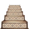 AMAZING WALL Talavera Spanish Bohemian Tiles Style Stairs Self Adhesive