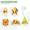 5PCS Window Christmas Decoration Lights, Battery Operated with Suction Cup