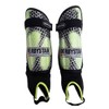 Derbystar Protect Flash 3237 Football Shin Pads Yellow/Black/Grey, yellow, xxs