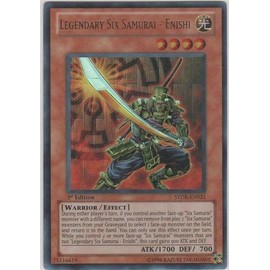 Yu-Gi-Oh! - Legendary Six Samurai - Enishi (STOR-EN021) - Storm of Ragnarok - 1st Edition - Ultra Rare