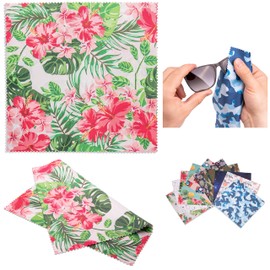 Lens-Aid Microfibre Cleaning Cloth in Stylish Design: for Camera, Lens, Display and Glasses Cleaning Cloth (Microfibre Cloth 20 x 20 cm)