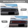 PDKLIN for Challenger Front Grill Mesh Grille Inserts Trim Cover