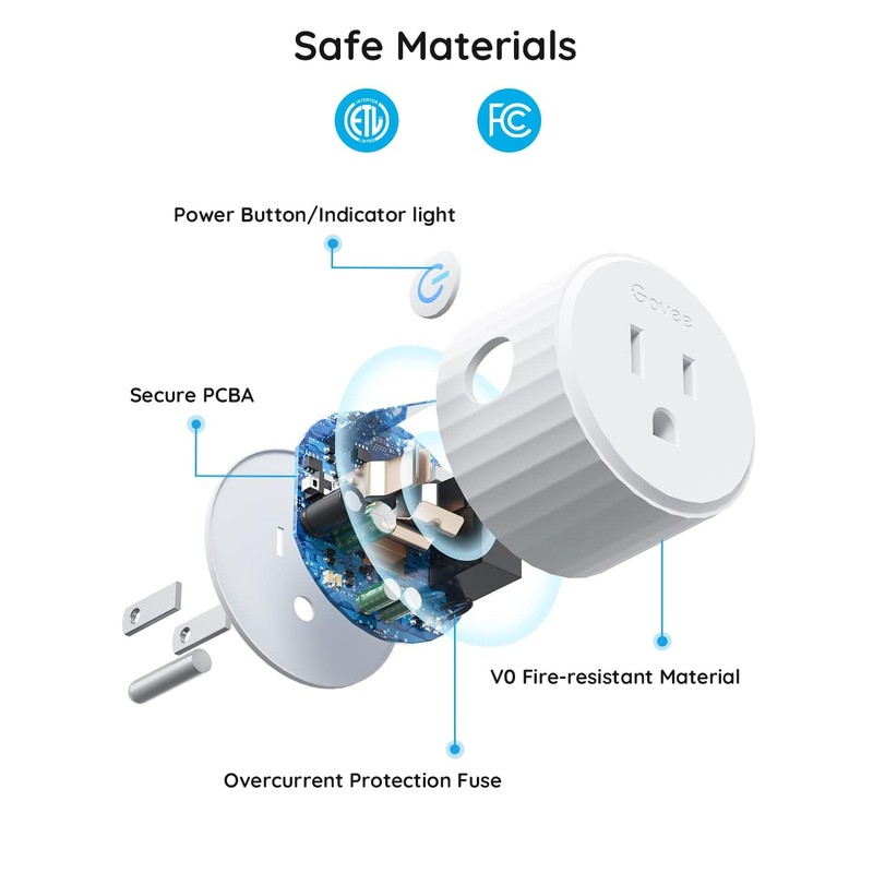 Govee Smart Plug, WiFi Plugs Work with Alexa & Google