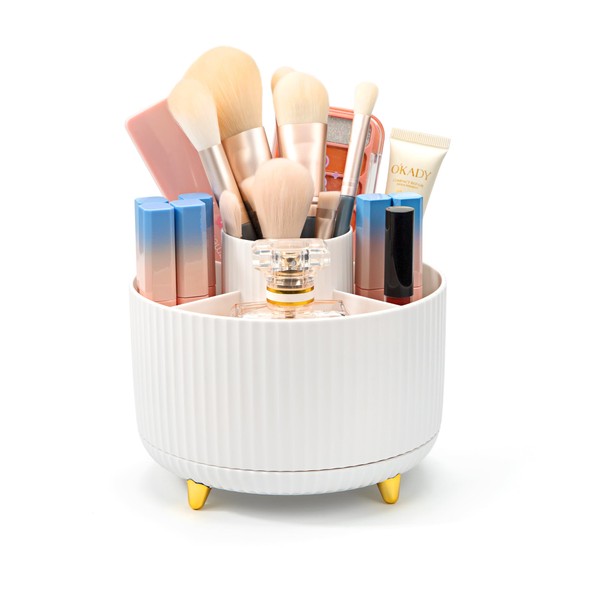 Cosmetic Make Up Organiser, 360° Rotating Make-Up Brush Organiser, Makeup