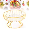 Countertop Fruit Bowl Multi Purpose Large Capacity Metal Wire Basket