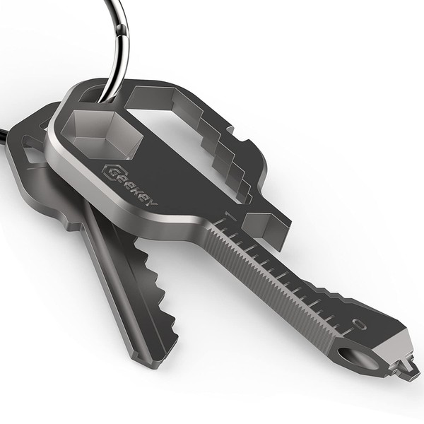 Geekey Multitool [Authorized Dealer Product] A pioneer product of key-shaped multitool with over 16+ functions in Keythers