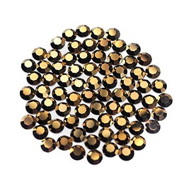 Crystal Monte Carlo Bronze, Preciosa Genuine Czech 8-ft Rhinestone Flatbacks, ss6 (2mm) ~ 1440pcs