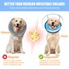 2-in-1 Soft Inflatable Dog Cone Collar Alternative with Enhanced Anti-Licking