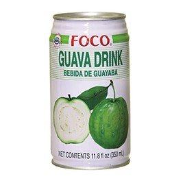 FOCO Guava Drink 11.8oz (1 Can, 11.8 fl oz, High in Fiber)