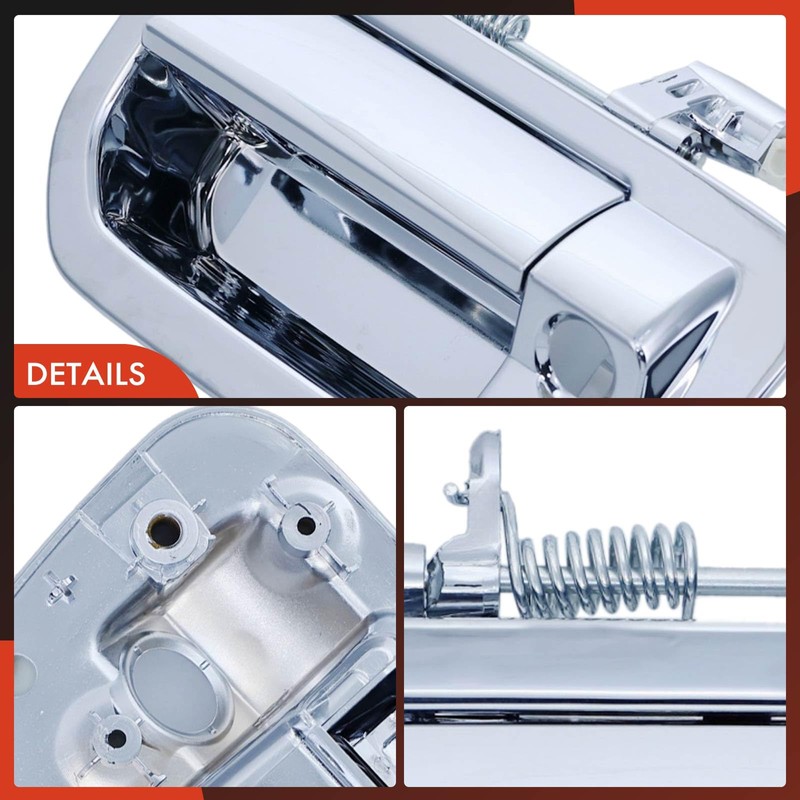 A-Premium Tailgate Handle Liftgate Latch Handle with Camera Hole Compatible