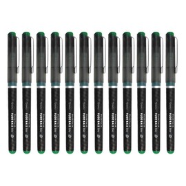 OHTO Fude Ball Bio 1.5 Rollerball Pen, Ultra-Bold 1.5mm, Water-Based Biocide Free Ink, Green, CFR-15FBO-GN, Pack of 12