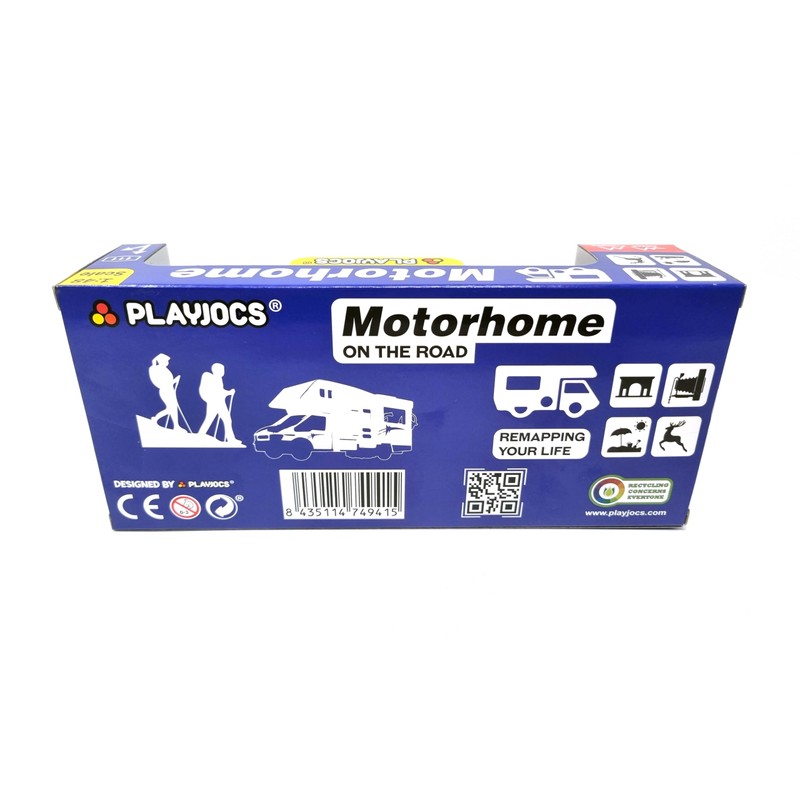 Camper Motorhome ca. 21cm - Die Cast metal auto car