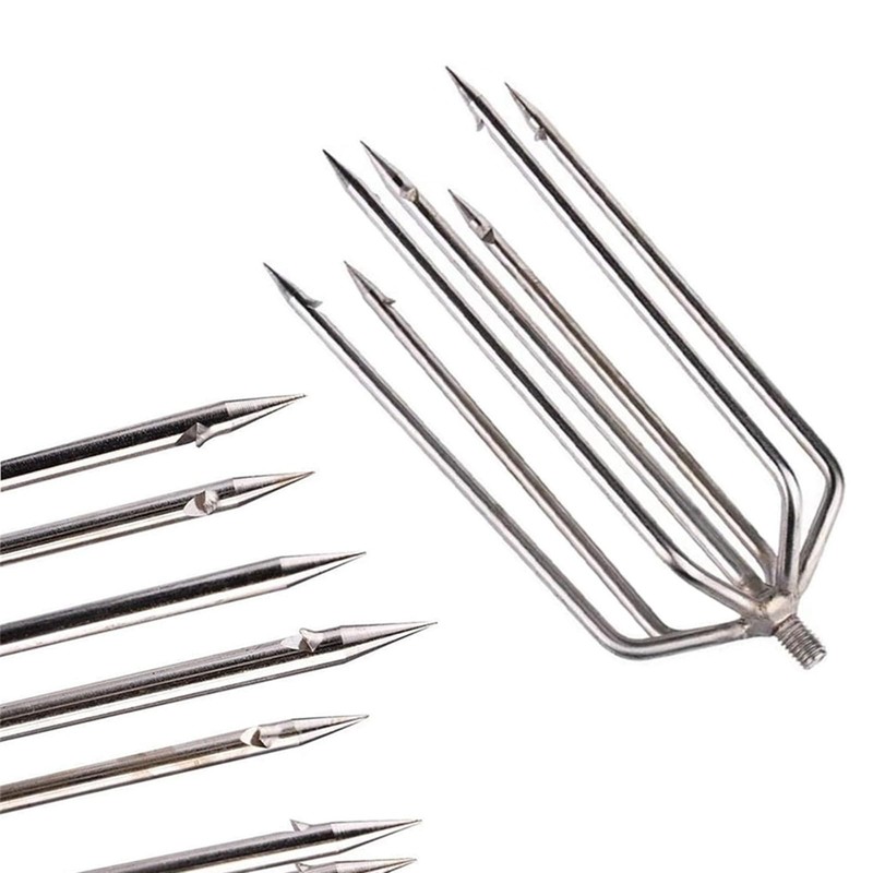 Fishing Harpoon 7 Prong Stainless Steel Fishing Gig Gaff Fork